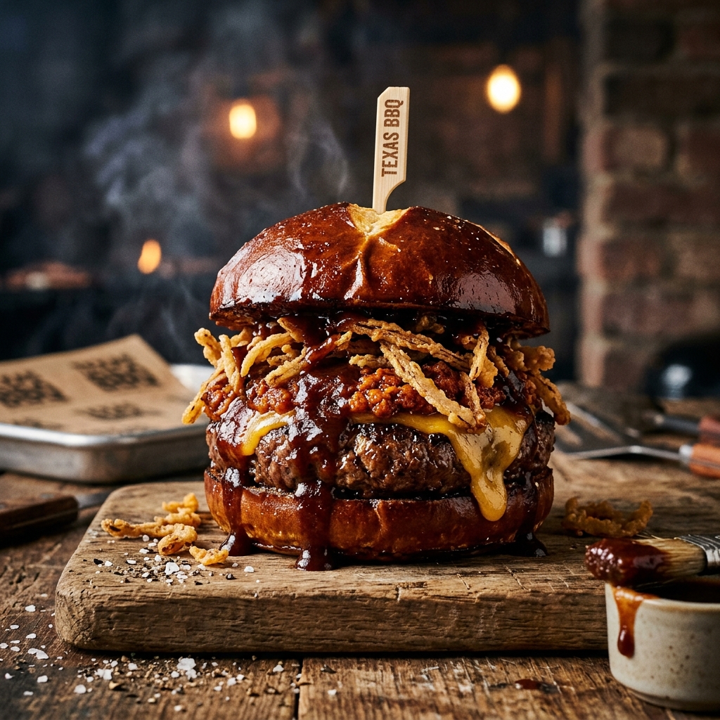 Jack Daniels Burger Bretzel
